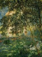 Monet, Claude Oscar - Relaxing in the Garden, Argenteuil